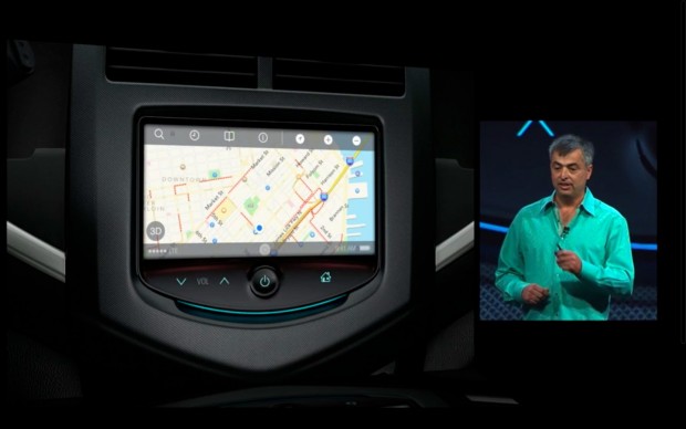 Apple Maps im Auto (Bild: Apple/Screenshot: Golem.de)
